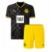 Cheap Borussia Dortmund Jude Bellingham #22 Away Football Kit Children 2022-23 Short Sleeve (+ pants)